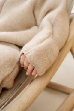 HUTTEliHUT Køredragt Ører Uld Fleece - Camel Melange- Ulddragter