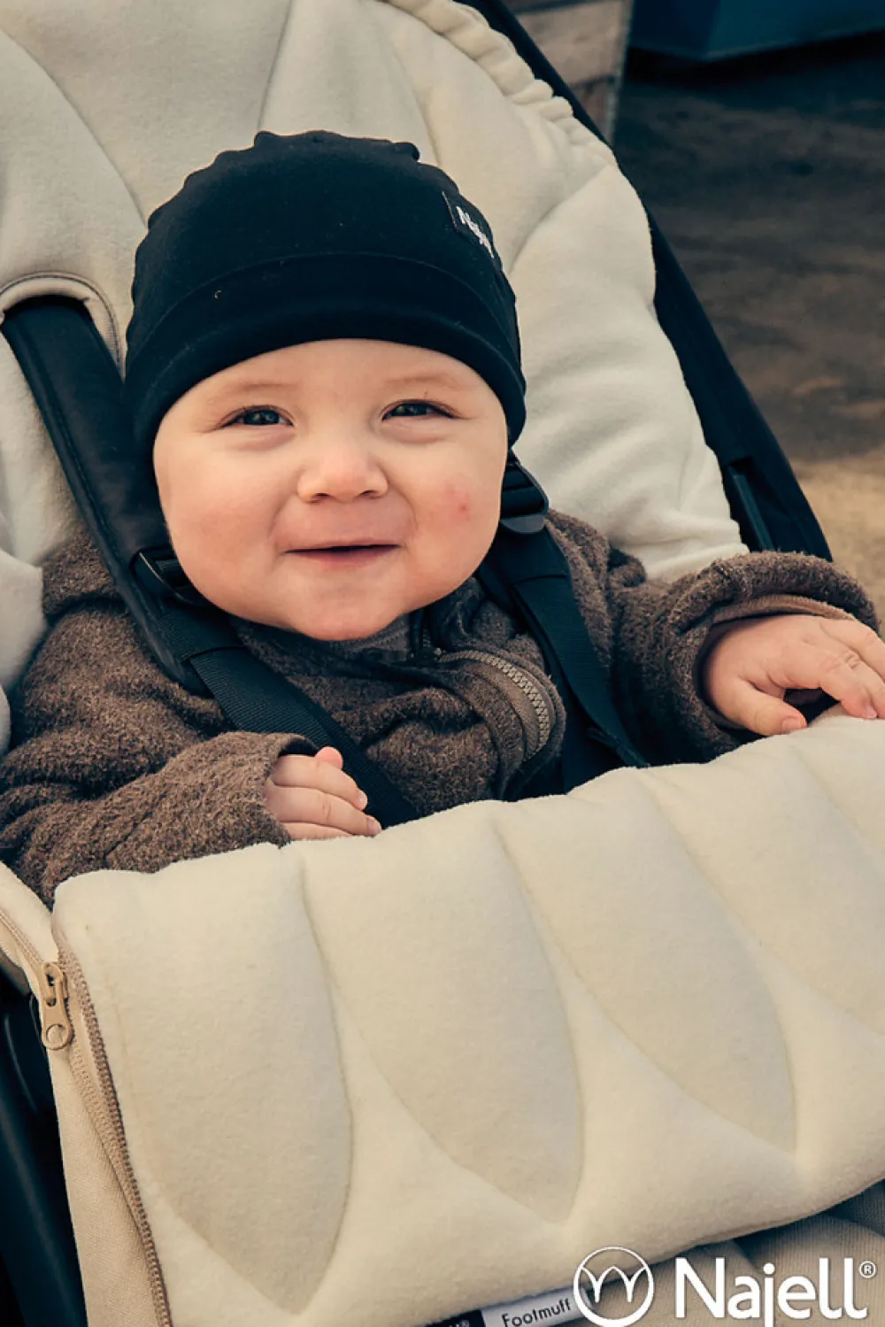 Najell Kørepose - oat beige- Køreposer