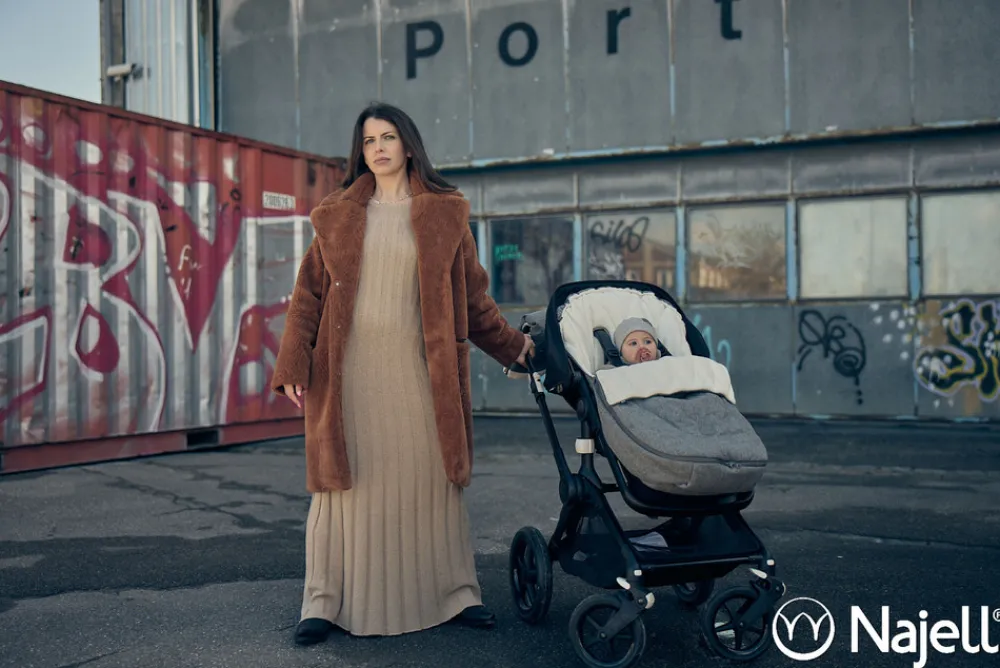 Najell Kørepose - stormy grey- Køreposer