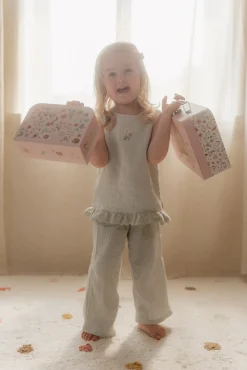 Little Dutch Kuffertsæt Fairy Garden pink- Rolleleg