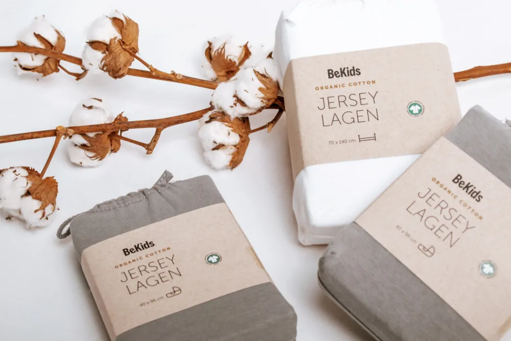 BeKids Lagen tremmeseng 60x120 - grå-Børn Lagner & Vådliggerlagner