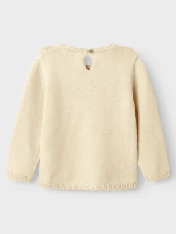 Lil' Atelier Laguna Strik Bluse - Turtledove- Cardigans, Veste & Trøjer