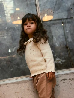 Lil' Atelier Laguna Strik Bluse - Turtledove- Cardigans, Veste & Trøjer