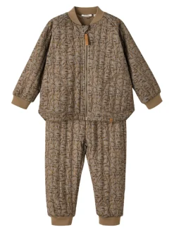 Lil' Atelier Lajuno quiltet sæt - Chinchilla- Termotøj