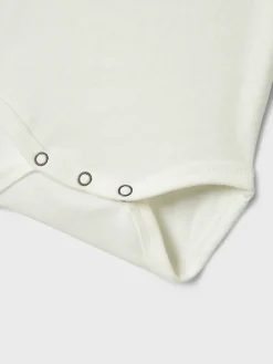 Lil' Atelier Lalo tab kortærmet slim body - COCO MILK- Bodystocking Kortærmet