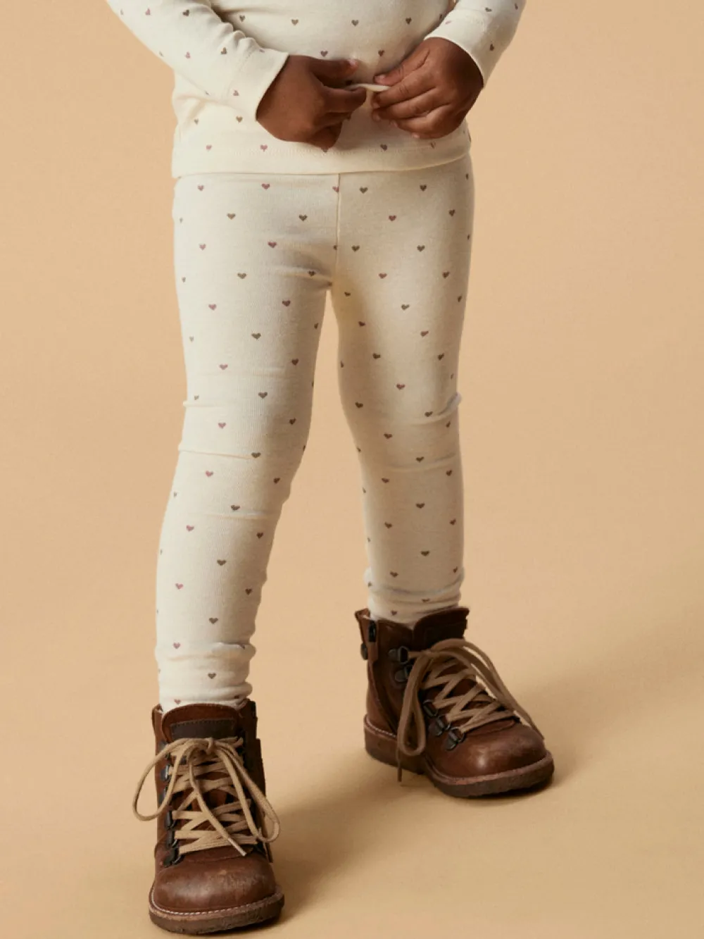 Lil' Atelier Lalo Tai Leggings - Turtledove- Leggings