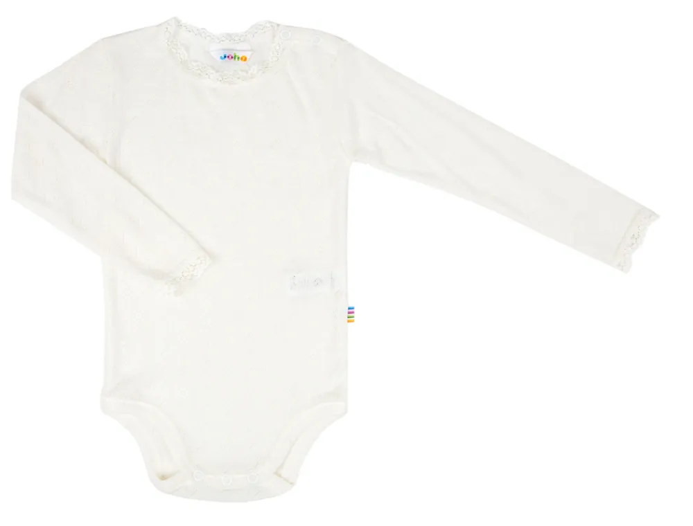 Joha Langærmet Body - Natur- Uldbodyer|Bodystocking Langærmet