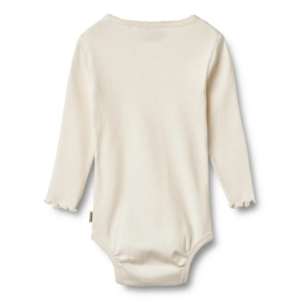 Wheat Langærmet Rib Body Regitze - 3182- Bodystocking Langærmet