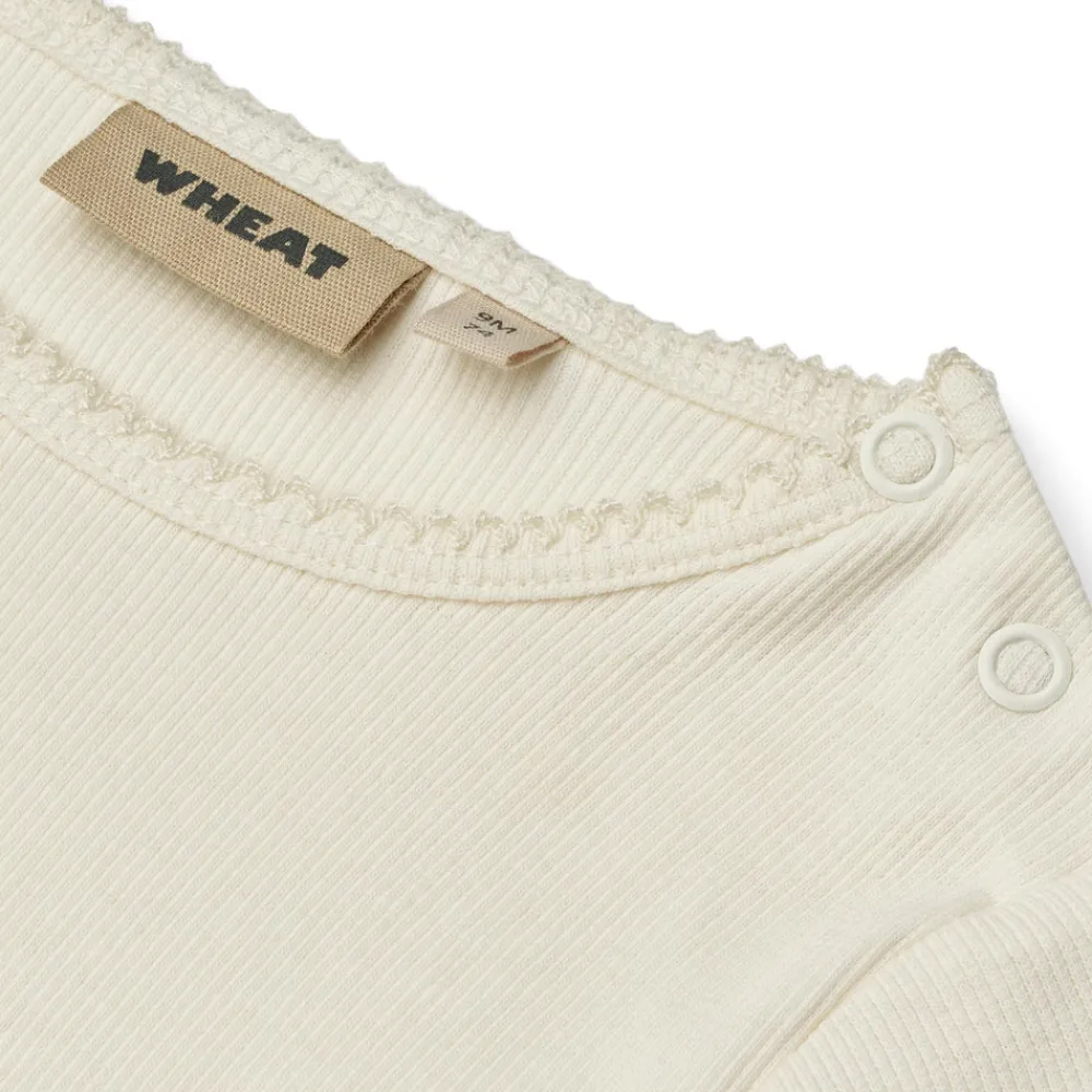 Wheat Langærmet Rib Body Regitze - 3182- Bodystocking Langærmet