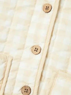 Lil' Atelier Larose ls quilt jakke - COCONUTMIL- Overgangsjakker