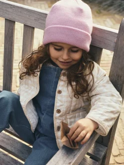 Lil' Atelier Larose ls quilt jakke - COCONUTMIL- Overgangsjakker