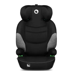 Lionelo Lars i-size - black grey- Autostole 100-150 Cm (4-12 År)