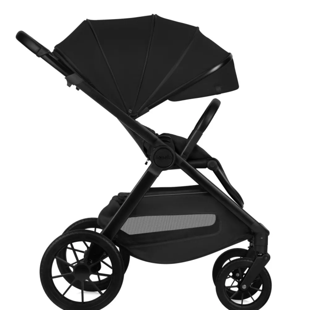 Lionelo Layla 3i1 - black onyx- Kombivogne Med Flade Sæder|Vognpakker