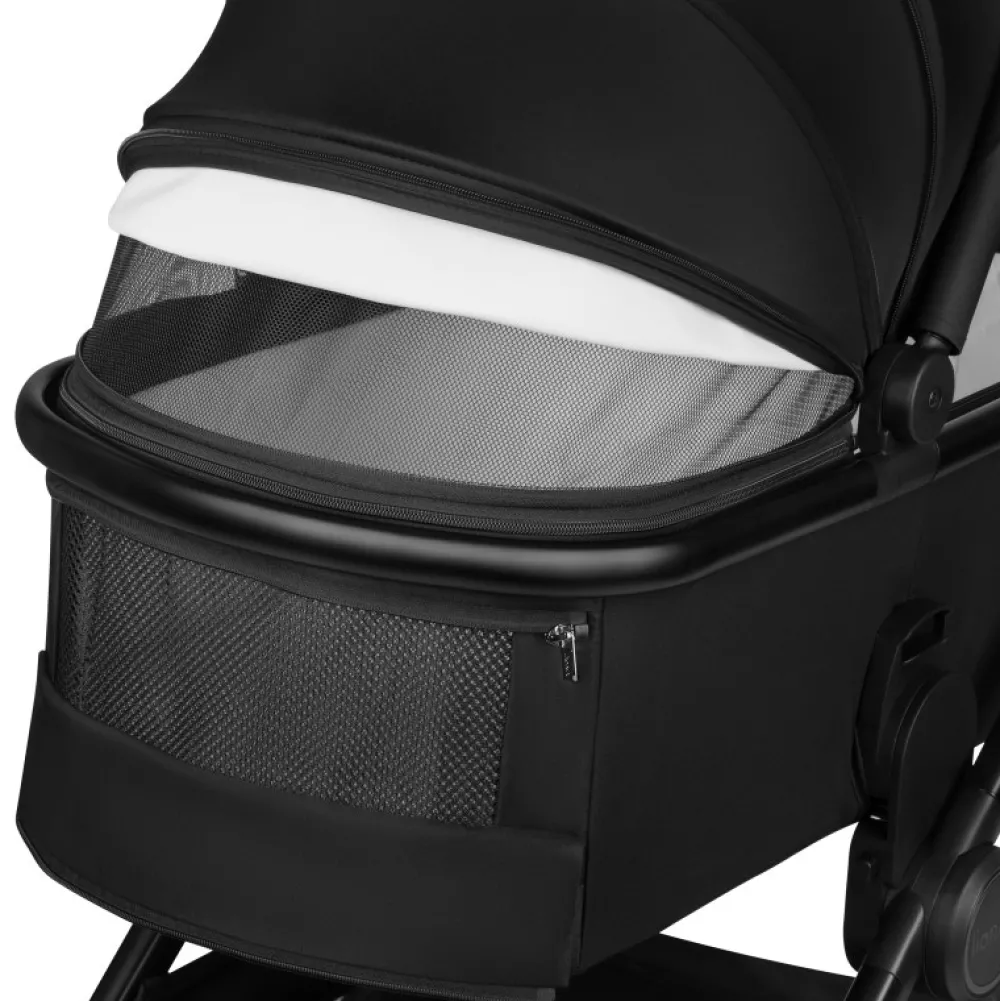 Lionelo Layla 3i1 - black onyx- Kombivogne Med Flade Sæder|Vognpakker