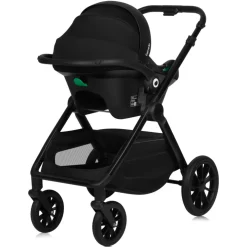 Lionelo Layla 3i1 - black onyx- Kombivogne Med Flade Sæder|Vognpakker