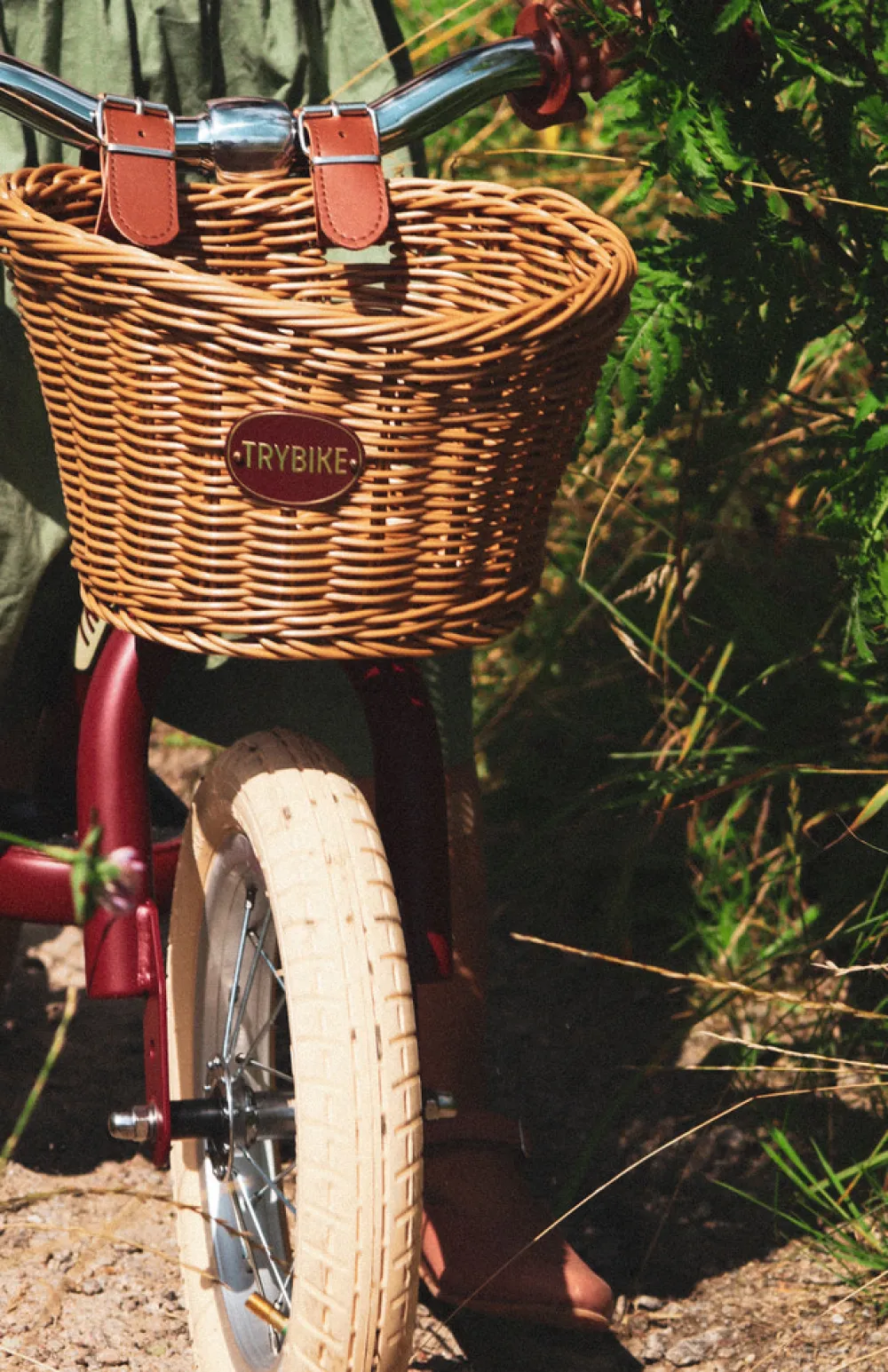 Trybike Løbecykel, 2-hjulet, Vintage rød- Løbecykler & Cykler
