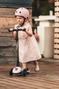 SCOOTRIDE Løbehjul Highwaykick 3 LED Rose- Løbehjul & Rulleskøjter