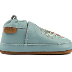 Mikk-Line Læder Slipper - 3D - GREEN BAY- Hjemmesko