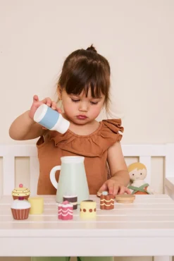 KIDSCONCEP Legekager i træ, 9 stk- Køkkenleg