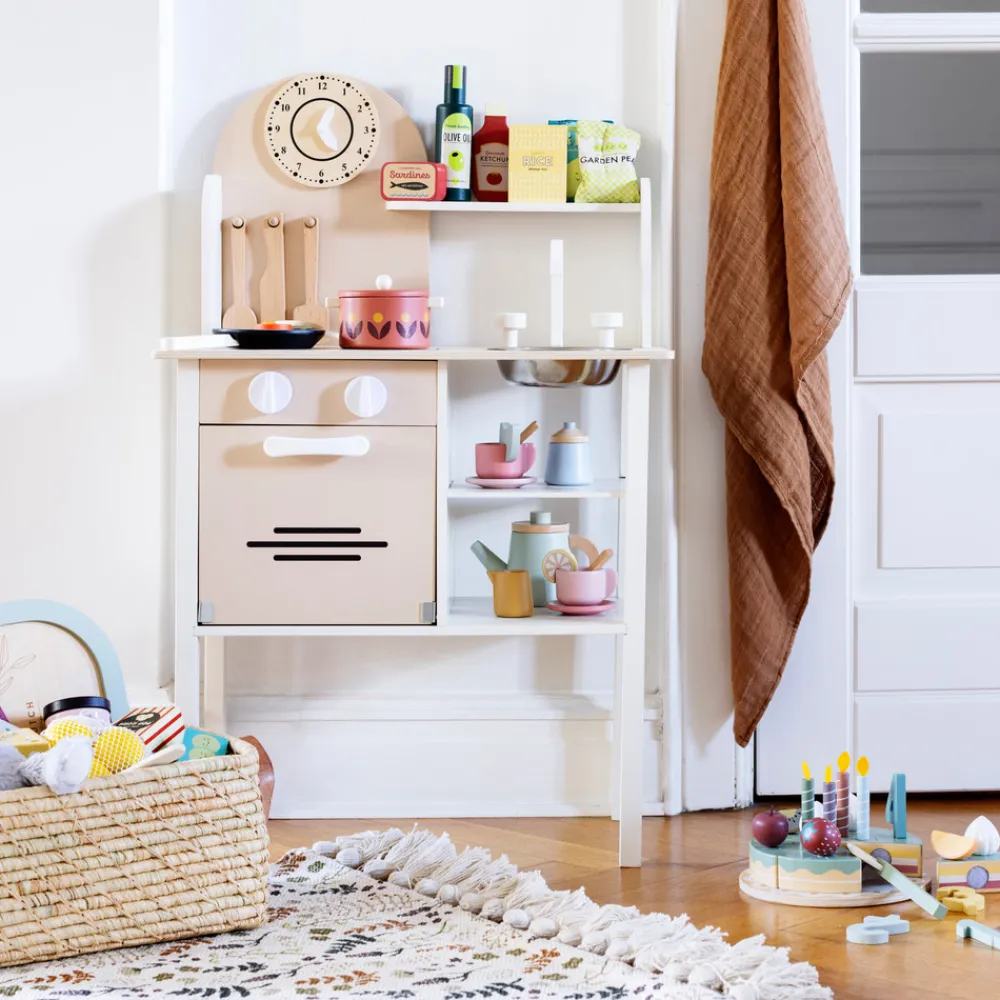 BeKids Legekøkken i træ- Køkkenleg