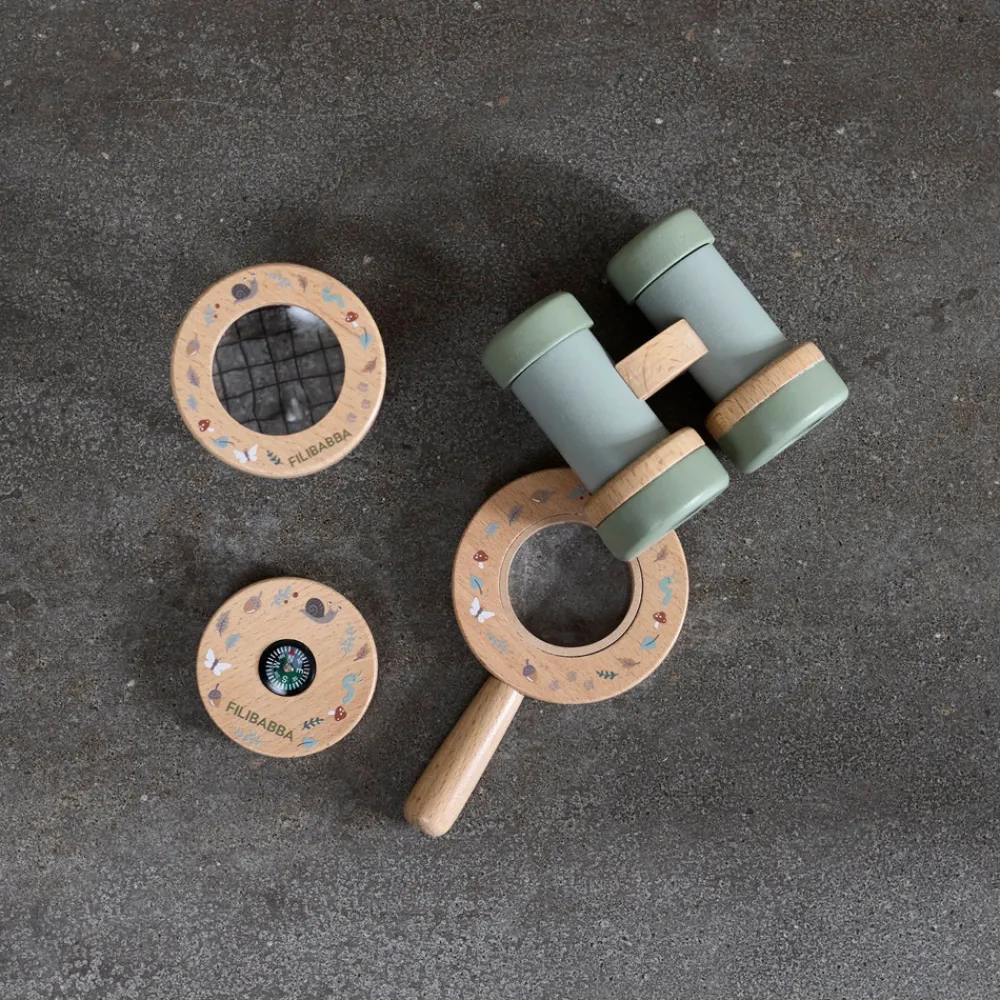 Filibabba Legekuffert med kikkert - Little Wonders- Leg I Haven