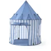 KIDSCONCEP Legetelt,Blå med striber,100x130cm- Legetelte & Tipier