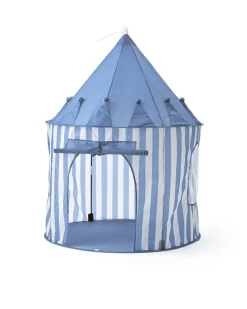 KIDSCONCEP Legetelt,Blå med striber,100x130cm- Legetelte & Tipier