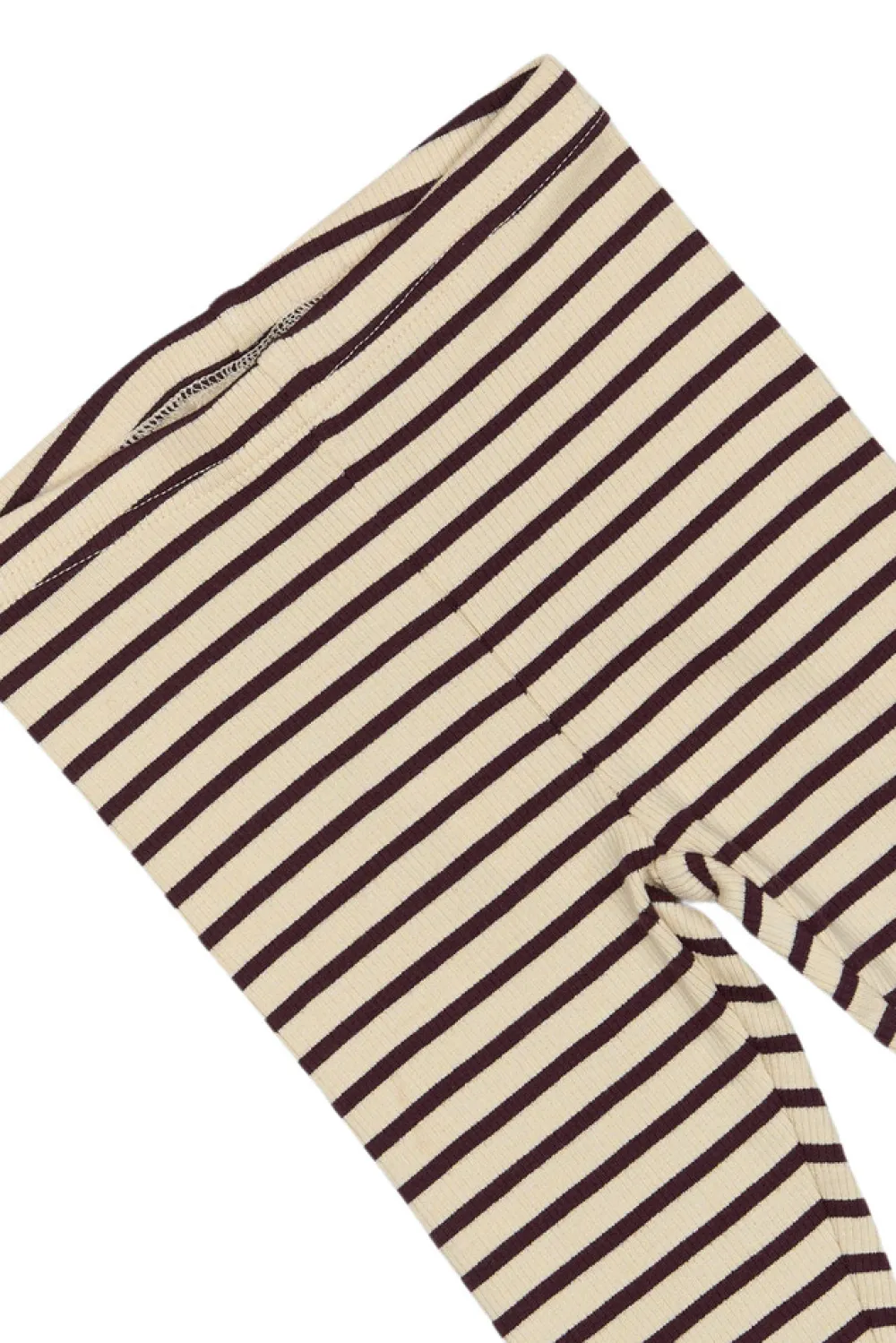 PETIT PIAO Leggings - Dark Grape/Off White- Leggings