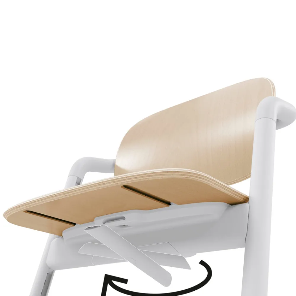 Cybex Lemo højstol - sand white-Børn Højstole Uden Tilbehør