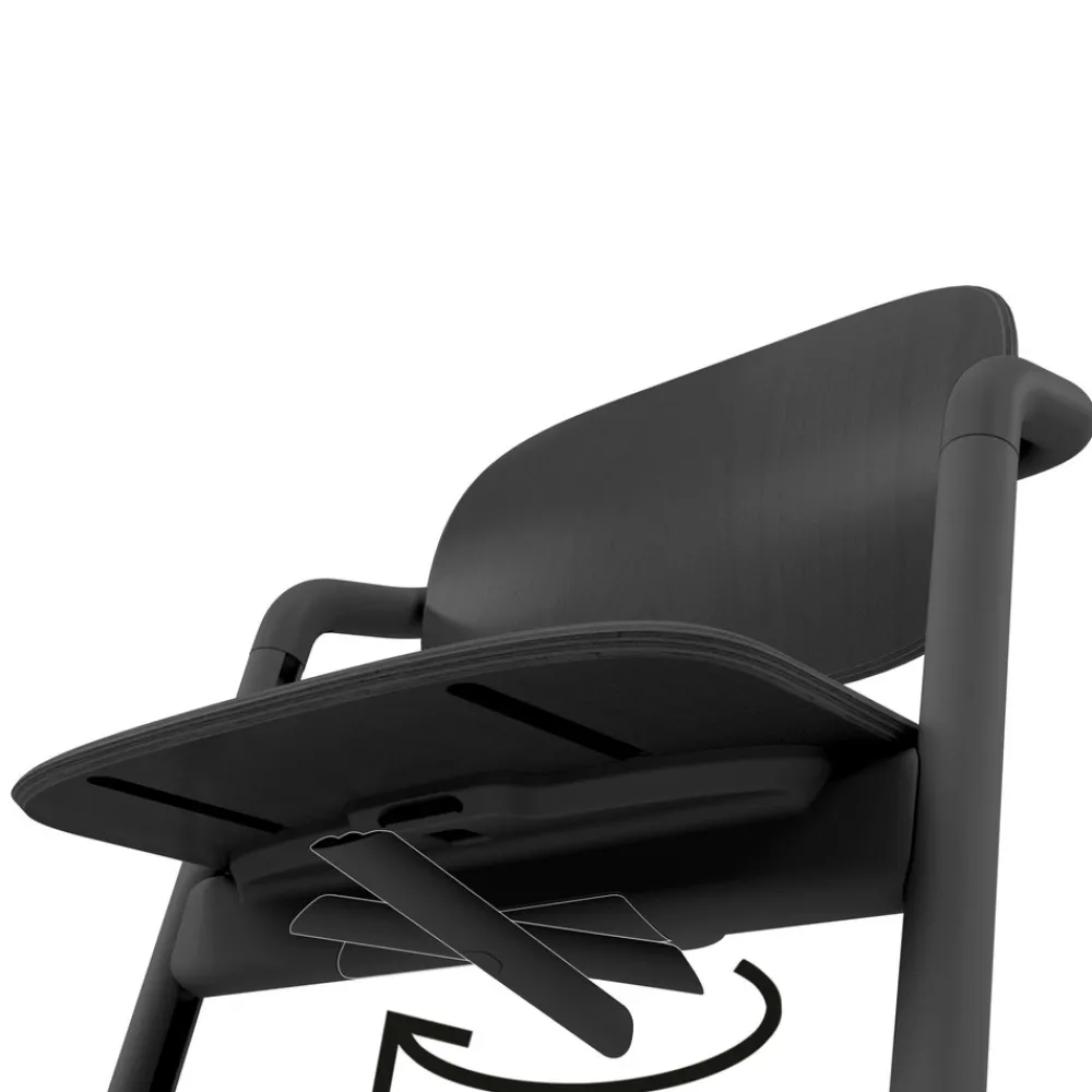 Cybex Lemo højstol - stunning black-Børn Højstole Uden Tilbehør