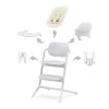 Cybex Lemo højstol 4in1 sæt - all white-Børn Højstole Med Tilbehør