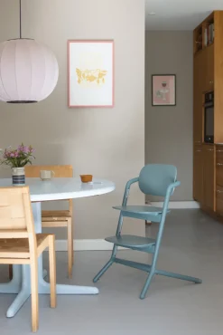 Cybex Lemo højstol 3in1 sæt - stone blue-Børn Højstole Med Tilbehør