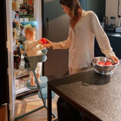 Cybex Lemo højstol 3in1 sæt - stone blue-Børn Højstole Med Tilbehør