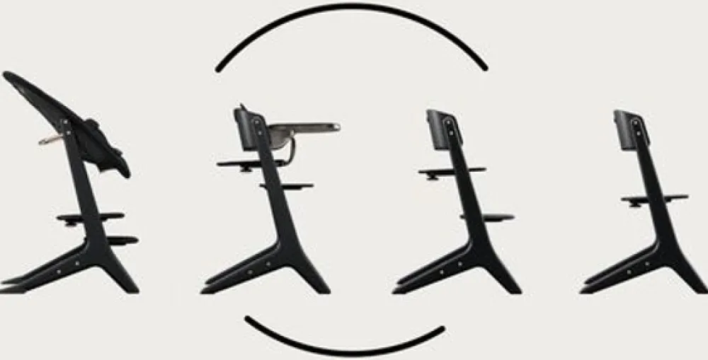 Cybex Lemo Platinum højstol 4in1 sæt, sort/rose gold-Børn Højstole Med Tilbehør