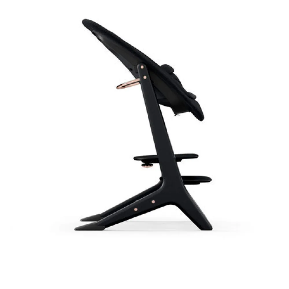 Cybex Lemo Platinum højstol 4in1 sæt, sort/rose gold-Børn Højstole Med Tilbehør