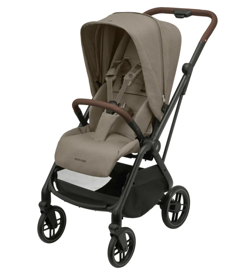 Maxi-Cosi Leona 2 - Twillic Truffle- Klapvogne Med Flade Sæder