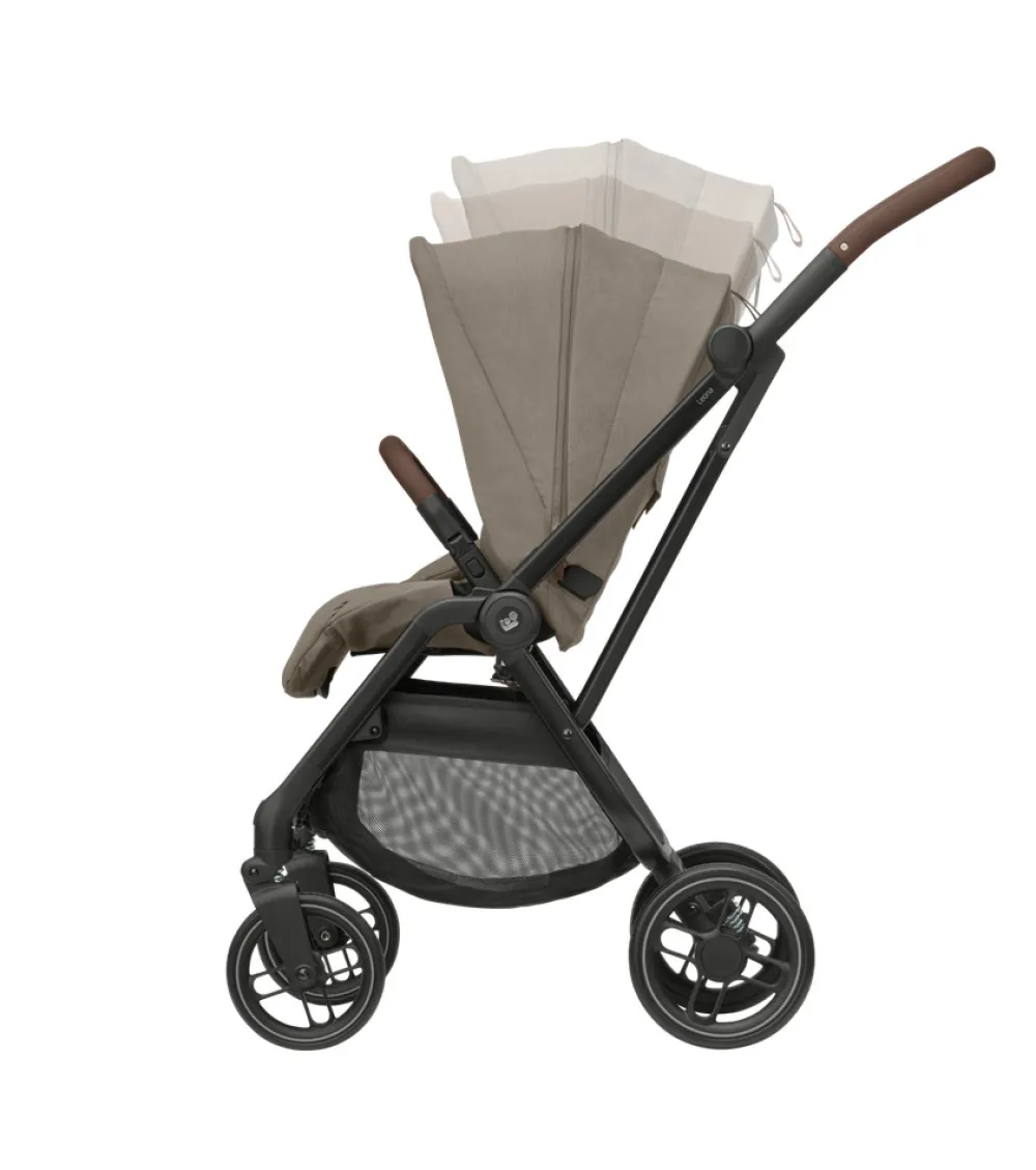 Maxi-Cosi Leona 2 - Twillic Truffle- Klapvogne Med Flade Sæder