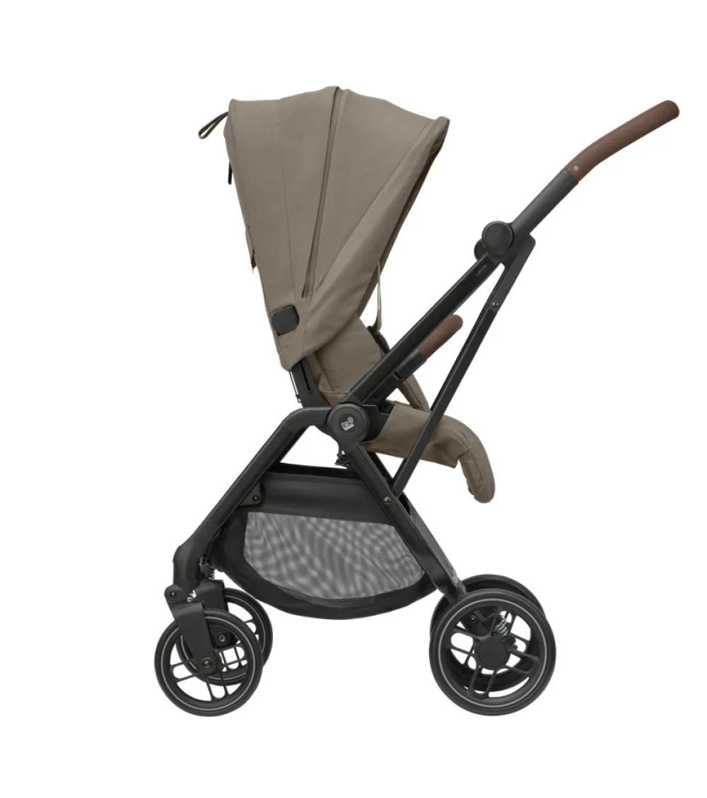 Maxi-Cosi Leona 2 - Twillic Truffle- Klapvogne Med Flade Sæder