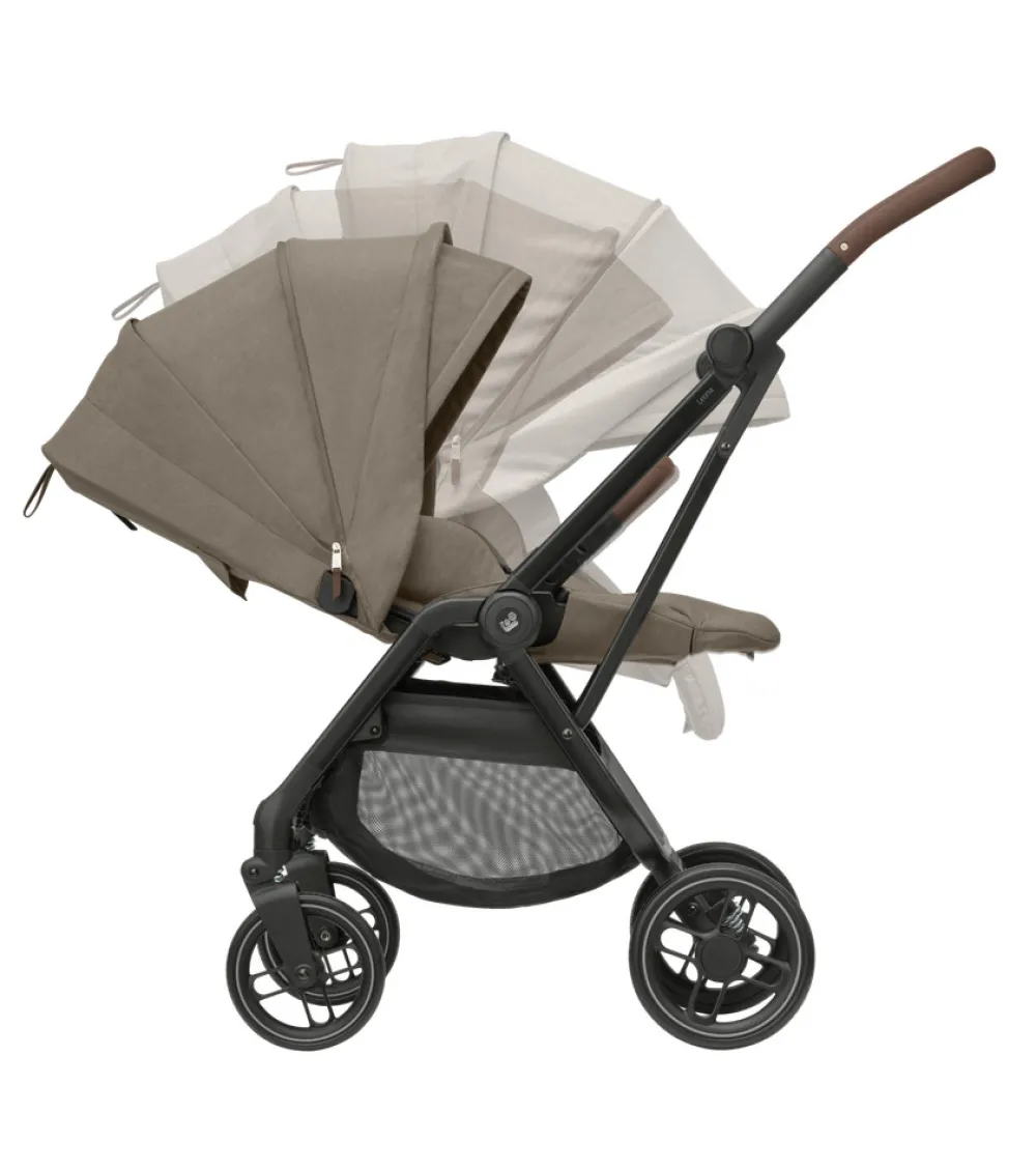 Maxi-Cosi Leona 2 - Twillic Truffle- Klapvogne Med Flade Sæder