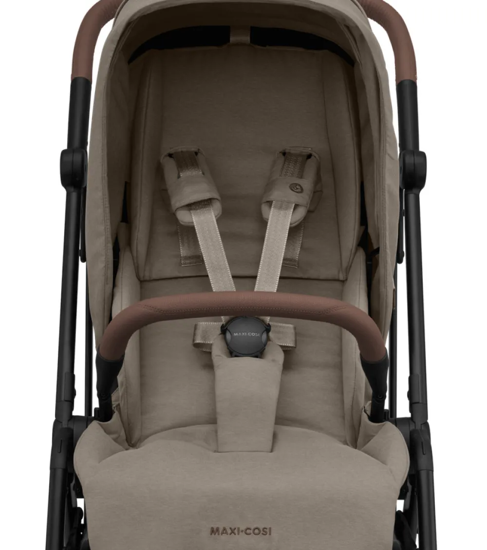 Maxi-Cosi Leona 2 - Twillic Truffle- Klapvogne Med Flade Sæder