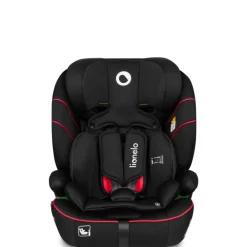 Lionelo Levi I-size - sporty black- Autostole 76-150 Cm (15 Mdr.-12 År)