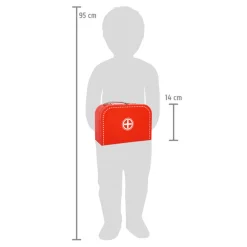 SMALL FOOT Lægetaske- Rolleleg