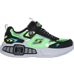 SKECHERS Light Storm 3 - Black Lime- Sneakers Med Blink|Sneakers Med Lys