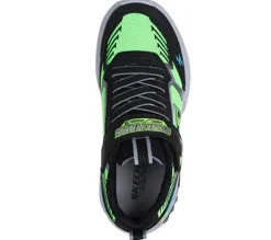 SKECHERS Light Storm 3 - Black Lime- Sneakers Med Blink|Sneakers Med Lys