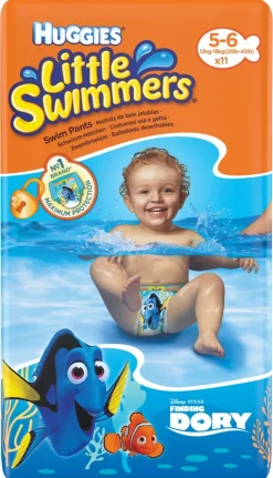 Huggies Little Swimmers Svømmebleer (5/6)- Pusleudstyr Diverse