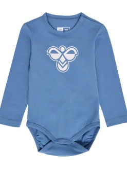 hummel Logo Langærmet Body - Dutch Blue- Bodystocking Langærmet
