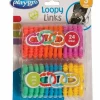 Playgro Loopy Links Samleringe - Nye Farver- Legetøj Til Barnevogne & Autostole