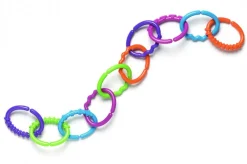 Playgro Loopy Links Samleringe - Nye Farver- Legetøj Til Barnevogne & Autostole