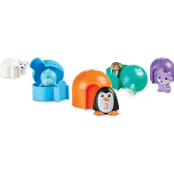 LEARNING Lær om tal og farver - Aktivitetssæt m. polardyr- Aktivitetslegetøj