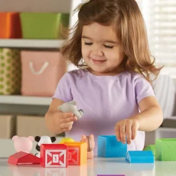 LEARNING Lær om tal og farver - bondegårdsdyr- Aktivitetslegetøj